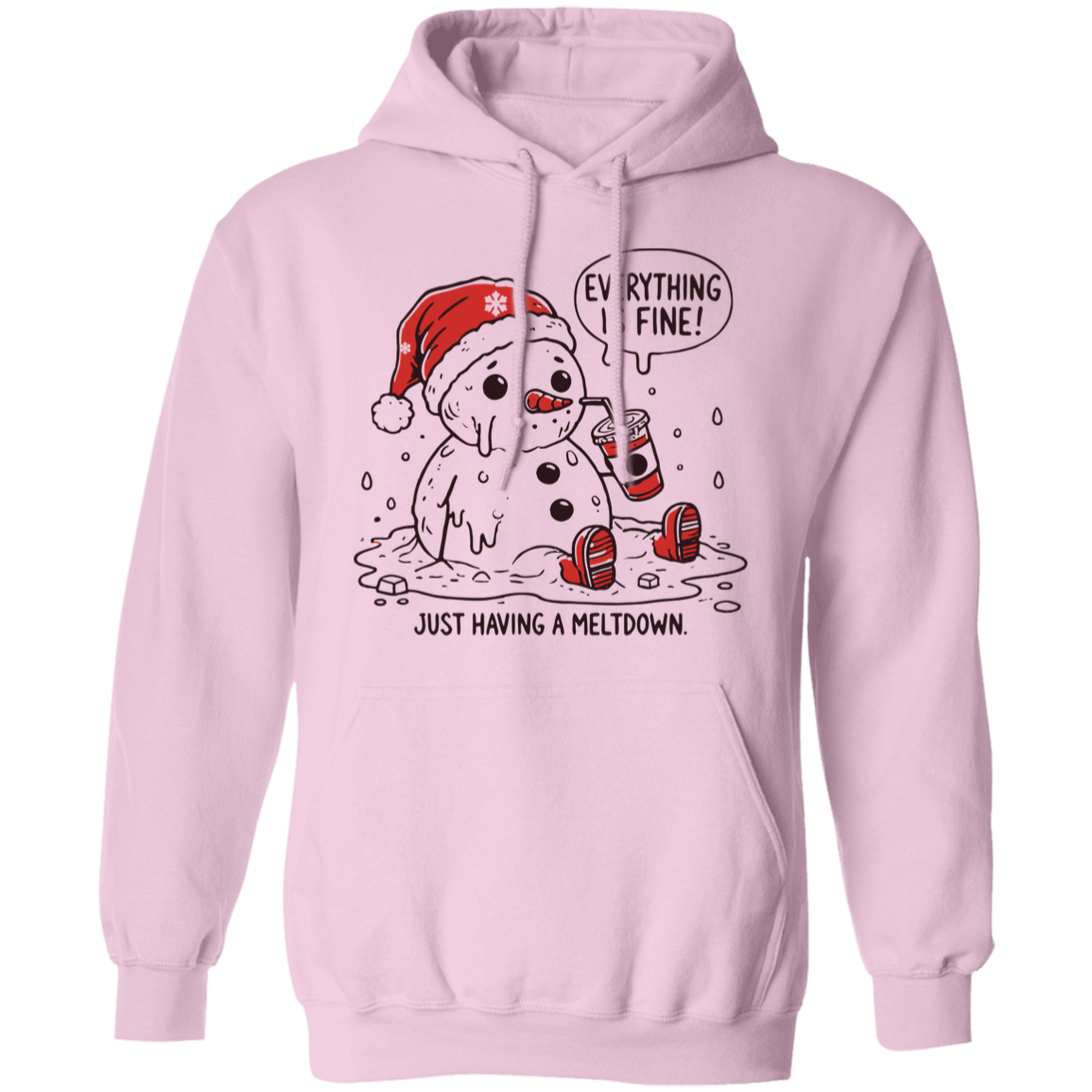 Everything is fine Snowman T-Shirt| Sweatshirt | Hoodie