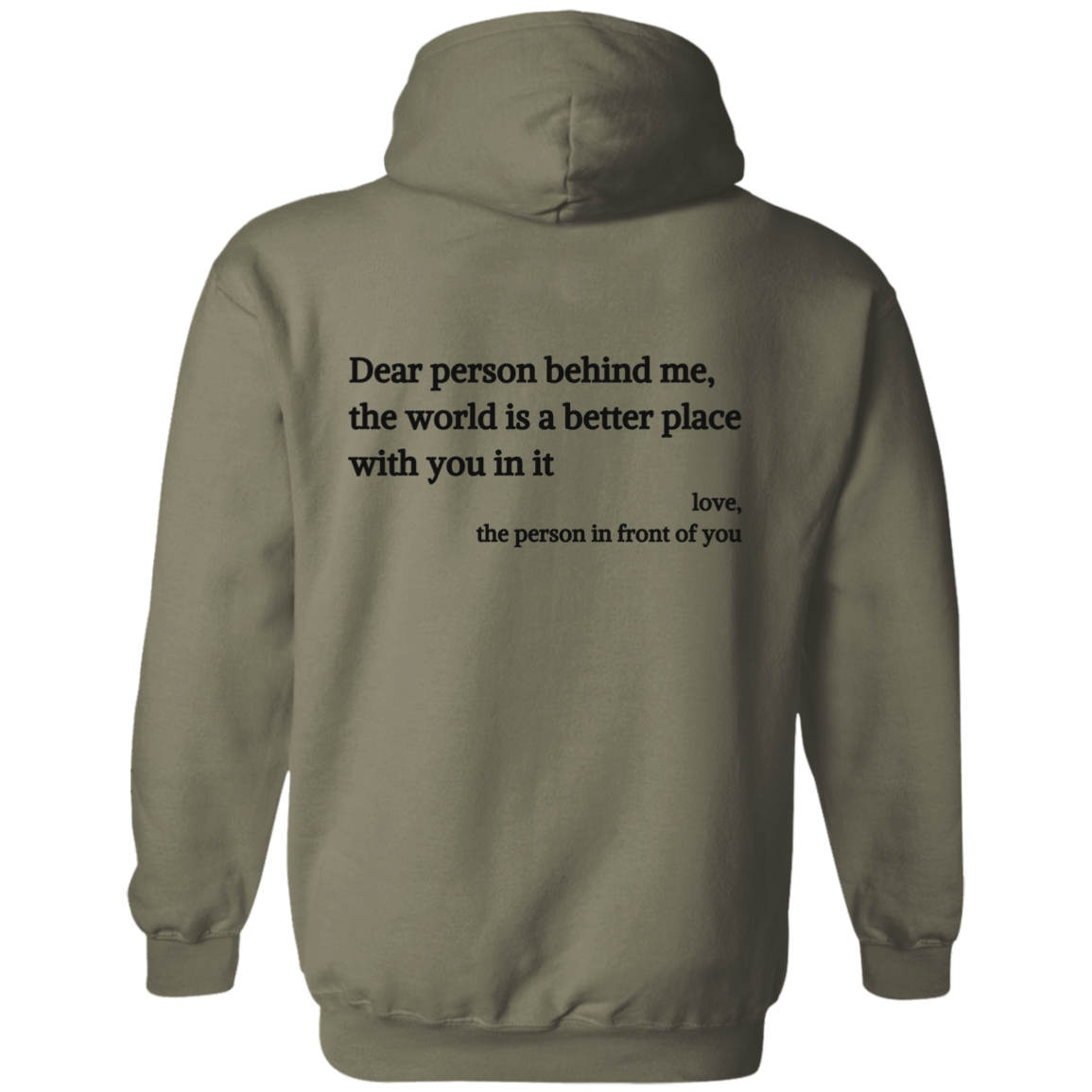 Dear Person Behind Me, You Are Enough"