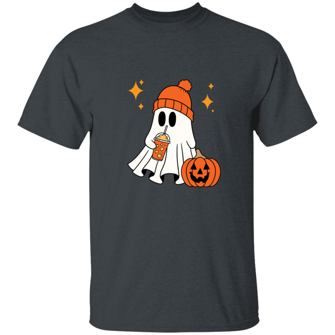 Cozy Halloween Ghost T-Shirt | Halloween Cute Spooky