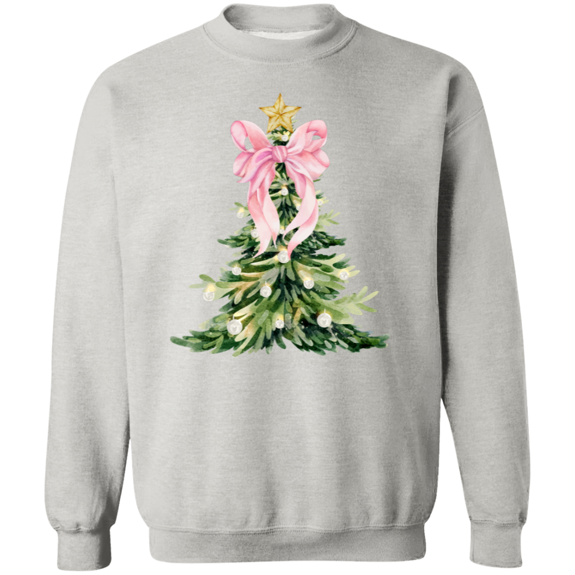 🎄 Christmas Tree Bow Shirt & Christmas Sweatshirt for Women 🎄