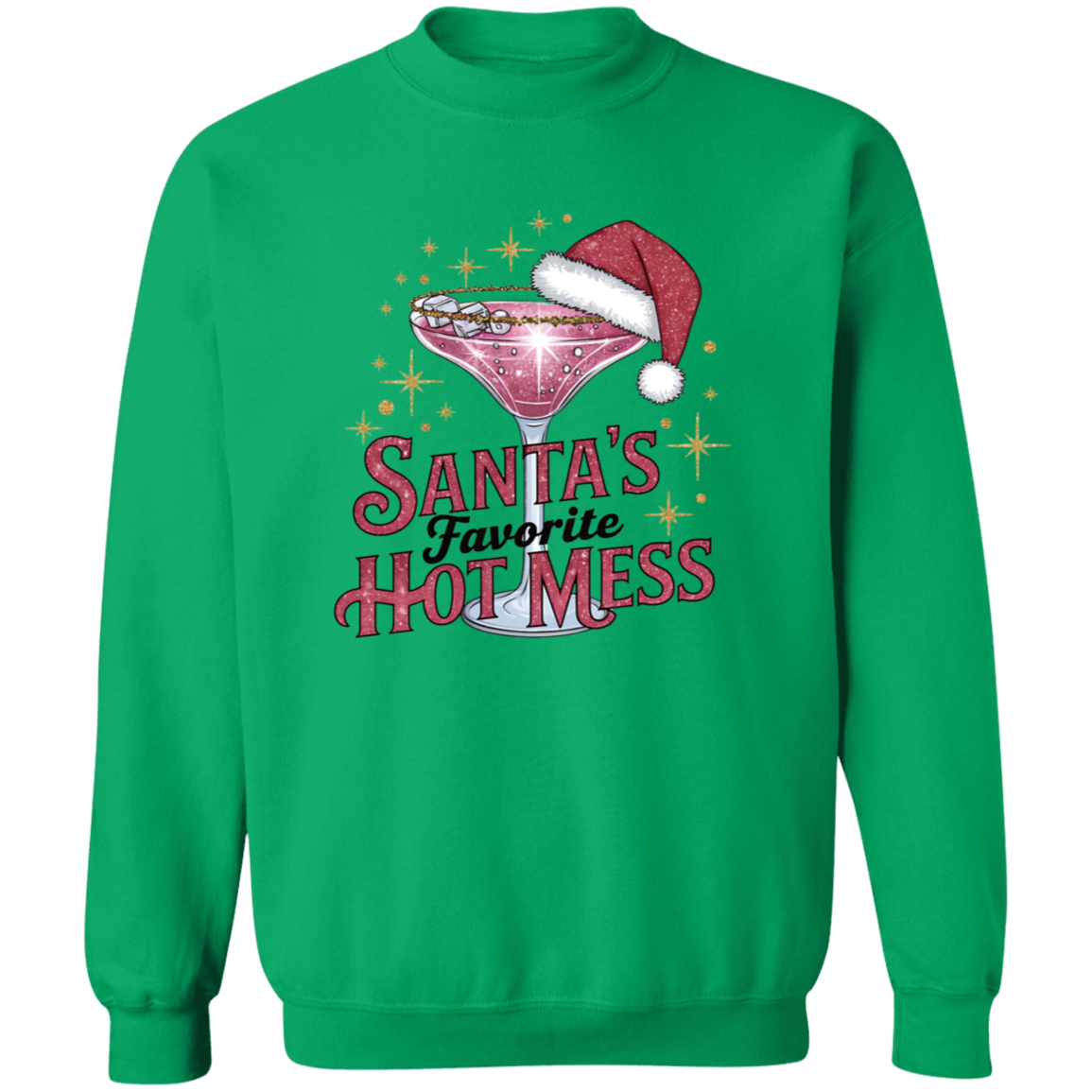 Santa’s Favorite Hot Mess Drink - Festive Holiday Mug for Fun Christmas Sipping