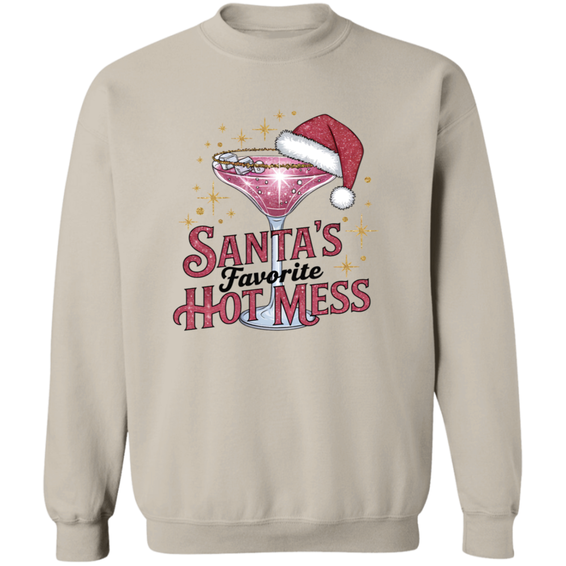 Santa’s Favorite Hot Mess Drink - Festive Holiday Mug for Fun Christmas Sipping