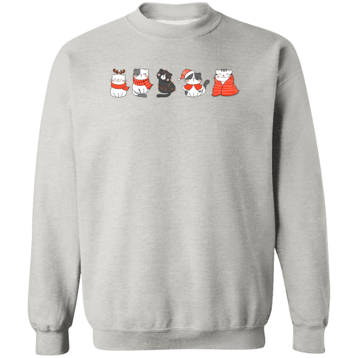 Cats Art Sweatshirt - Cozy and Artistic Feline Lover’s Sweater