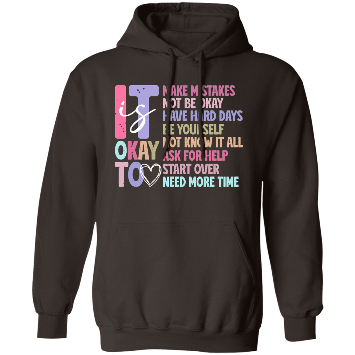 It is Okay to Make Mistakes Inspirational T-Shirt| Sweatshirt| Hoodie