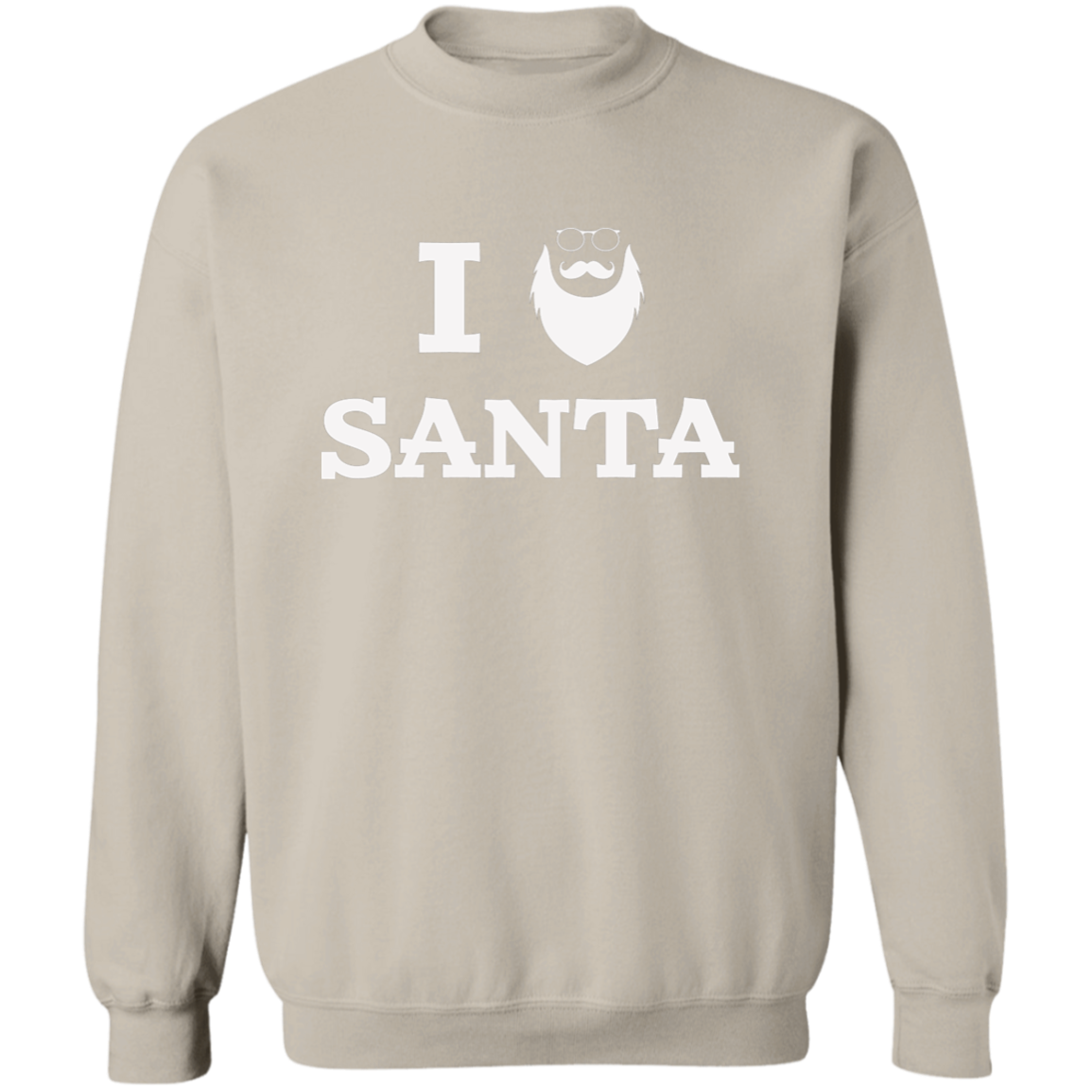 I Santa | Santa Claus with Sunglasses G180 Crewneck Pullover Sweatshirt