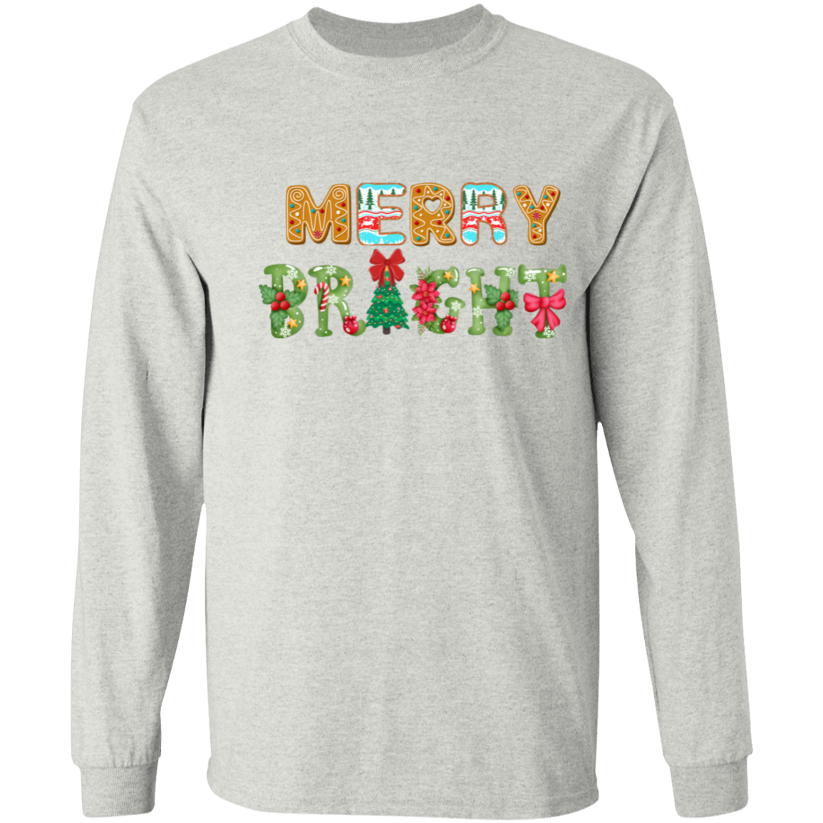 Merry Bright Christmas T-Shirt | Gift for Christmas