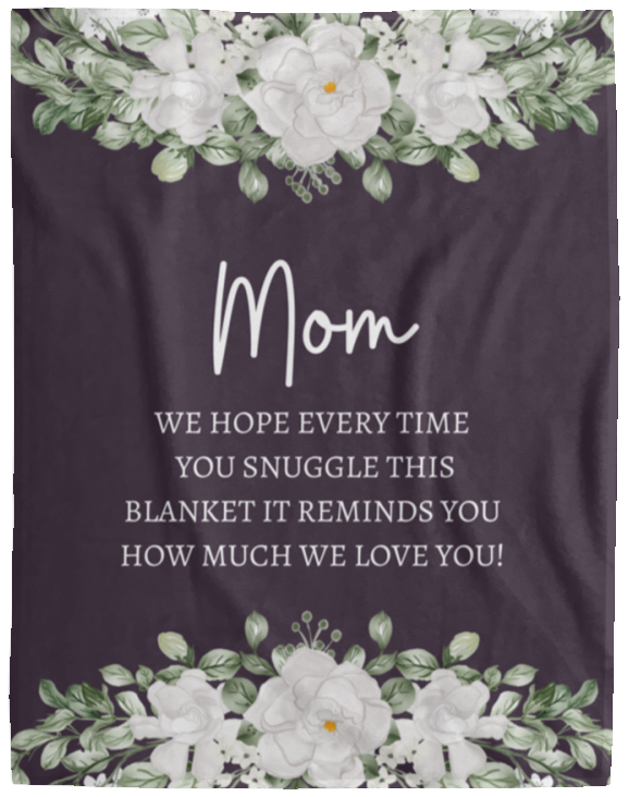 Mom Flower Blanket | Mother Gift