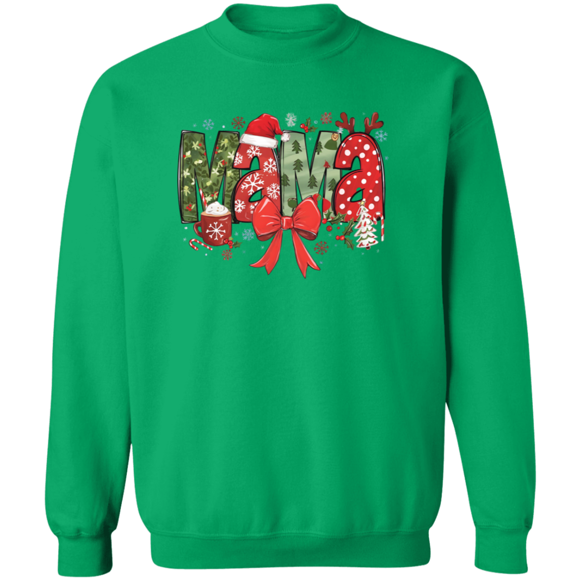 Mama Christmas T-Shirt & Sweatshirt – Festive Holiday Apparel for Moms