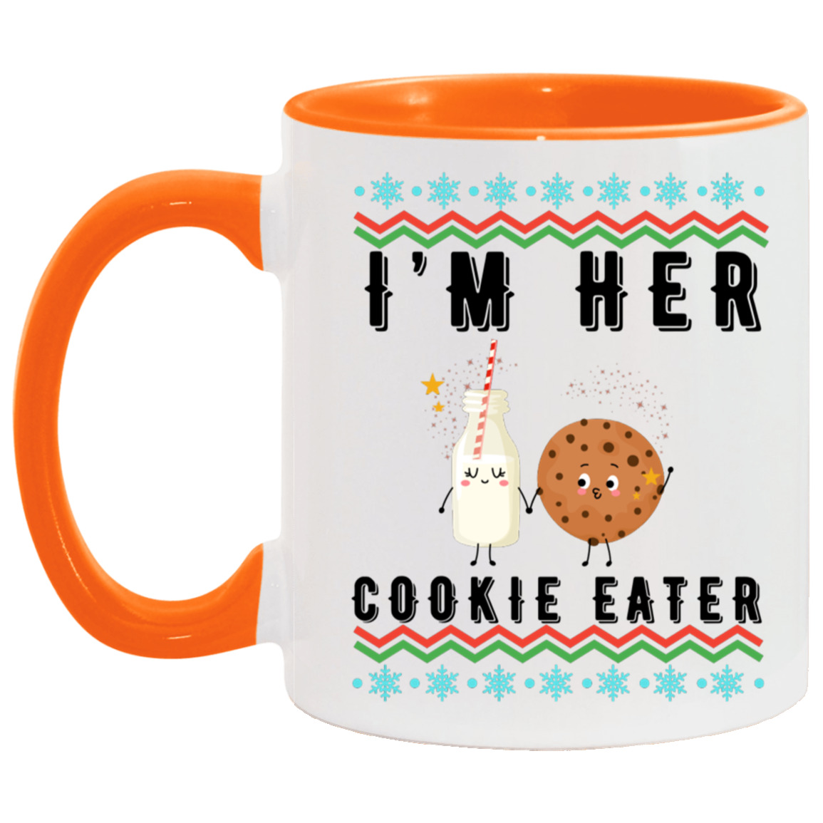 "I'm Her |His...Cookie Eater and Milk Drinker Mugs for Couples