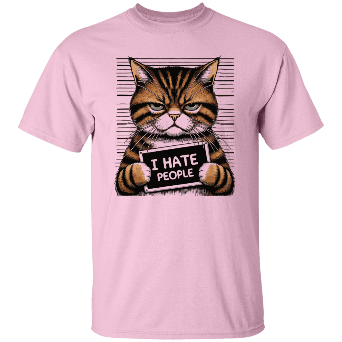 I Hate People Cat Sweatshirt, T-Shirt & Hoodie – Purr-fect for Cat Lovers with Attitude