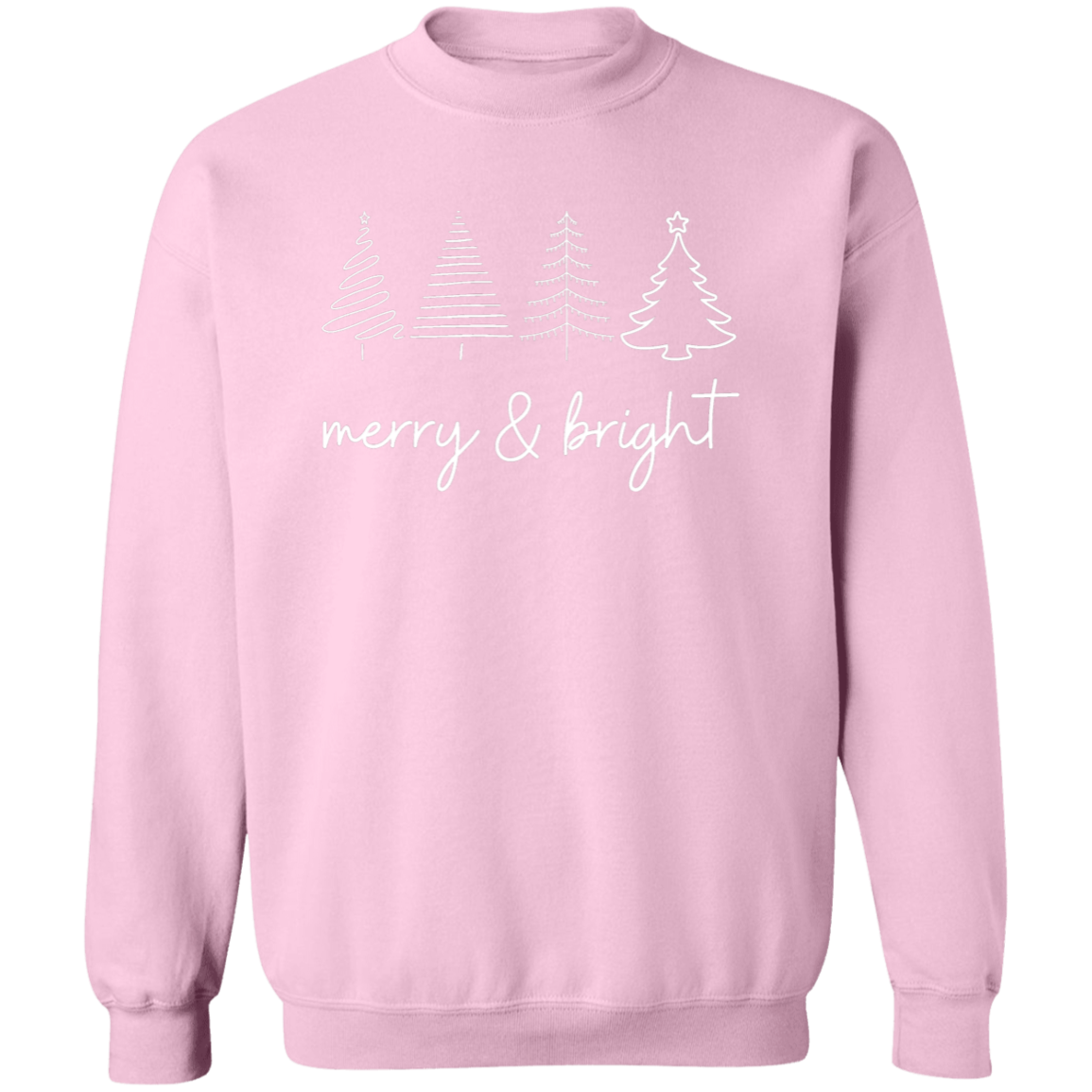 🌟 Merry & Bright Christmas Trees T-Shirt & Sweatshirt 🌟