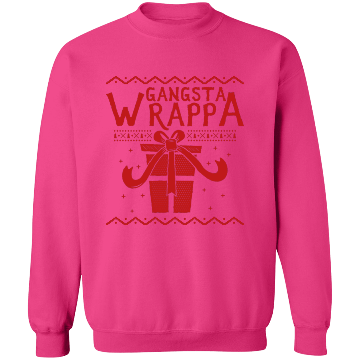 Gangsta Wrappa G180 Crewneck Pullover Sweatshirt