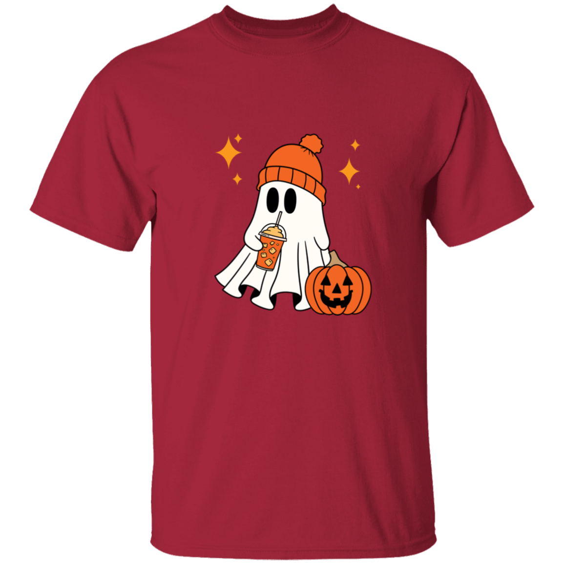 Cozy Halloween Ghost T-Shirt | Halloween Cute Spooky