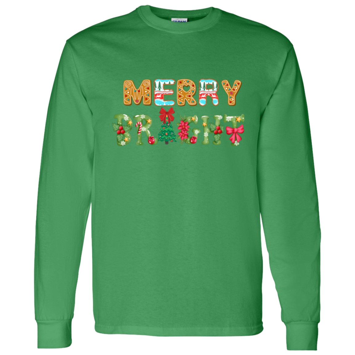 Merry Bright Christmas T-Shirt | Gift for Christmas