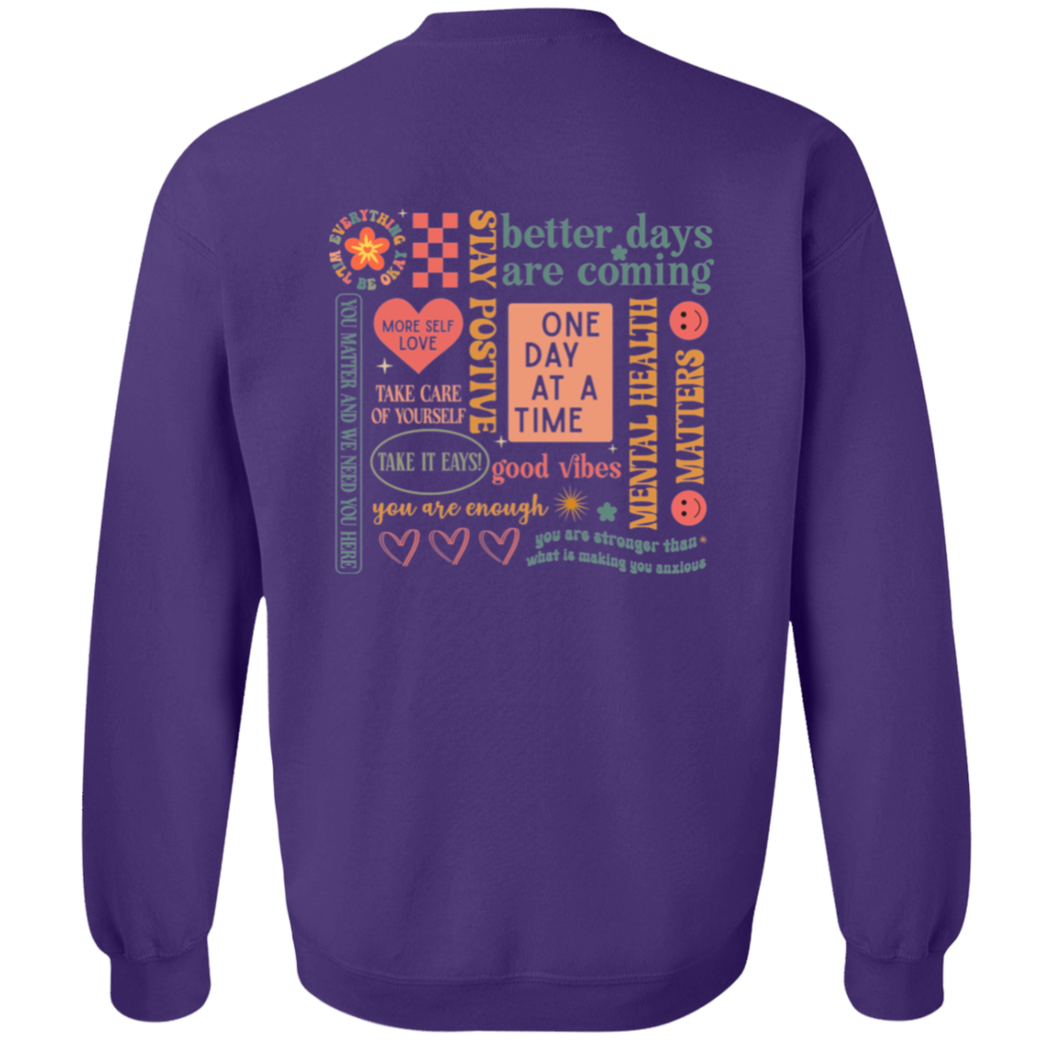 Everything Will Be Okay" T-Shirt & Sweatshirt – Uplifting Mental Health Apparel