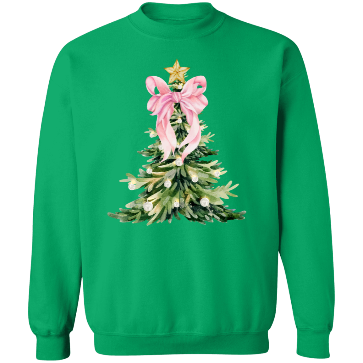 🎄 Christmas Tree Bow Shirt & Christmas Sweatshirt for Women 🎄