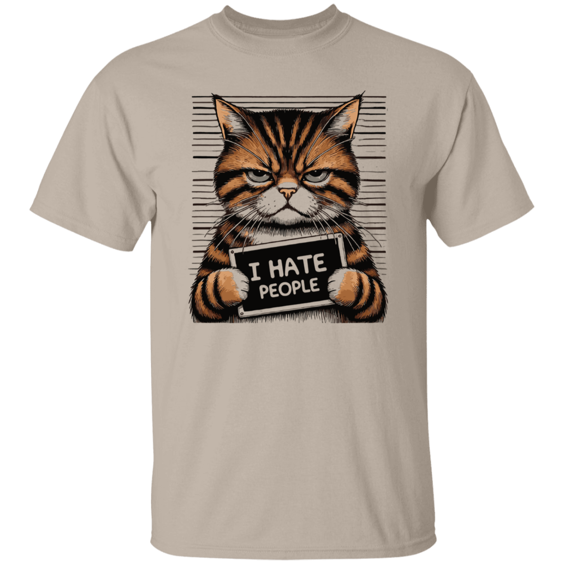 I Hate People Cat Sweatshirt, T-Shirt & Hoodie – Purr-fect for Cat Lovers with Attitude