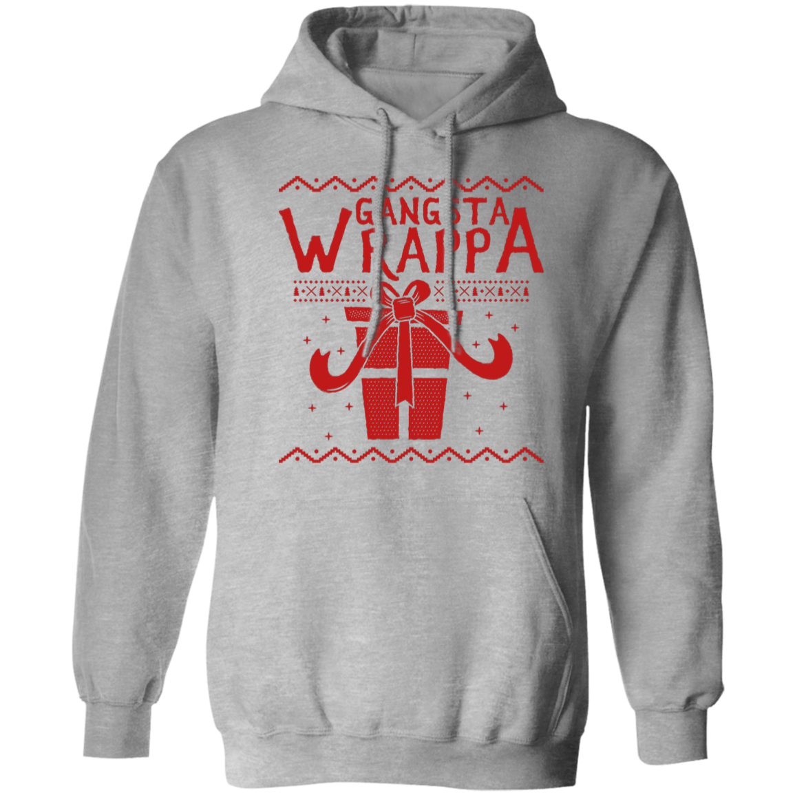 Gangsta Wrappa - G185 Pullover Hoodie