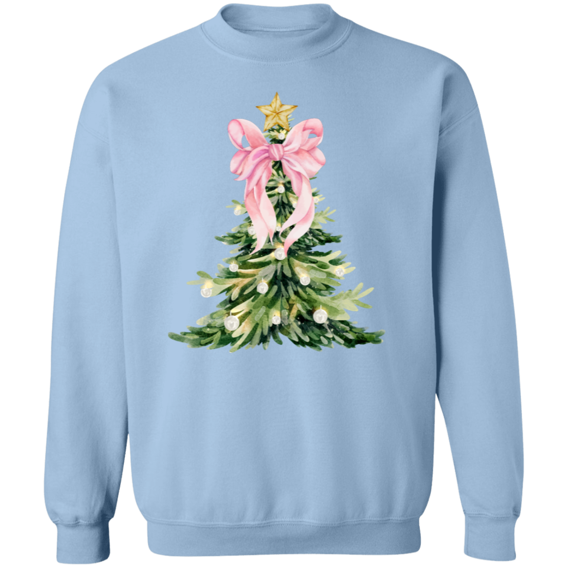 🎄 Christmas Tree Bow Shirt & Christmas Sweatshirt for Women 🎄