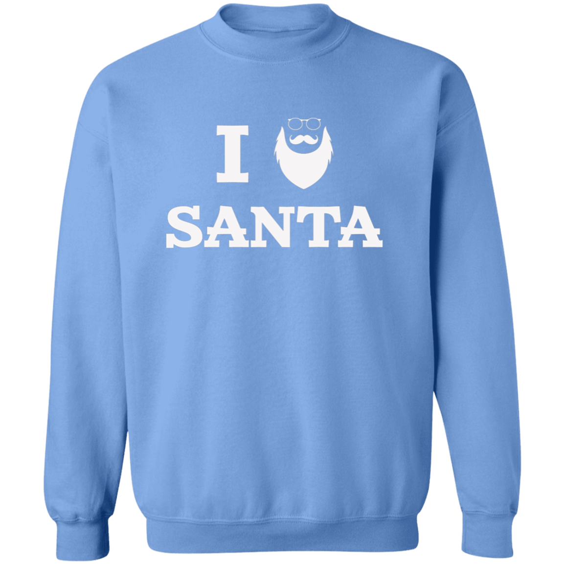 I Santa | Santa Claus with Sunglasses G180 Crewneck Pullover Sweatshirt