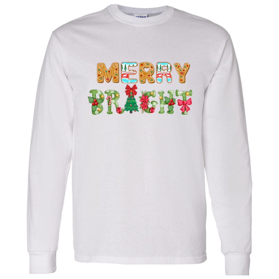 Merry Bright Christmas T-Shirt | Gift for Christmas