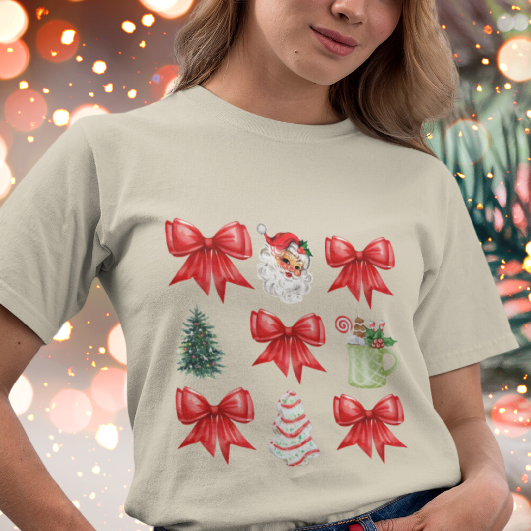 🎀 Coquette Christmas T-Shirt & Sweatshirt 🎀