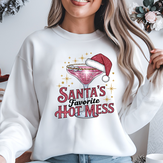 Santa’s Favorite Hot Mess Drink - Festive Holiday Mug for Fun Christmas Sipping