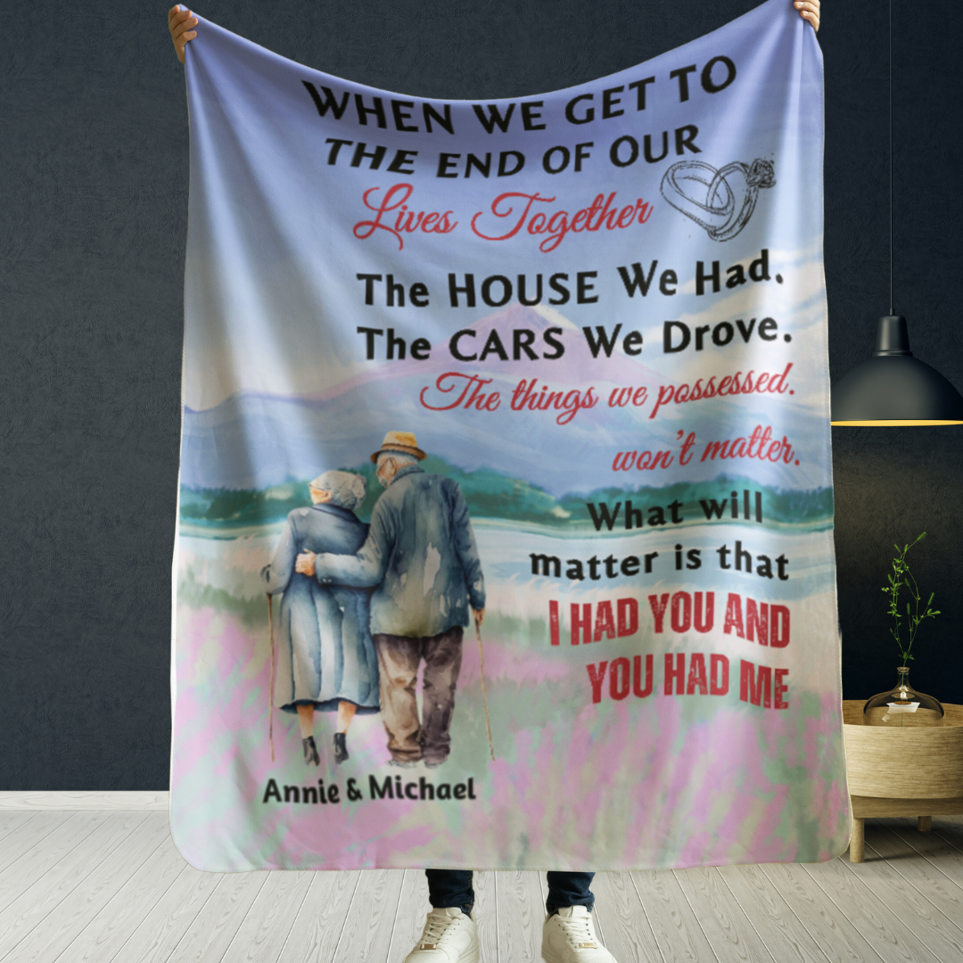 Personalized Together Forever Blanket – A Tribute to Lasting Love
