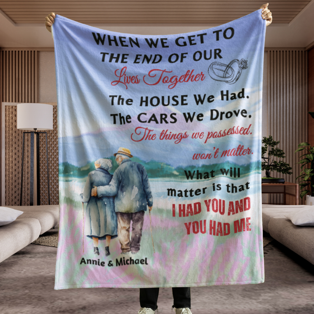 Personalized Together Forever Blanket – A Tribute to Lasting Love