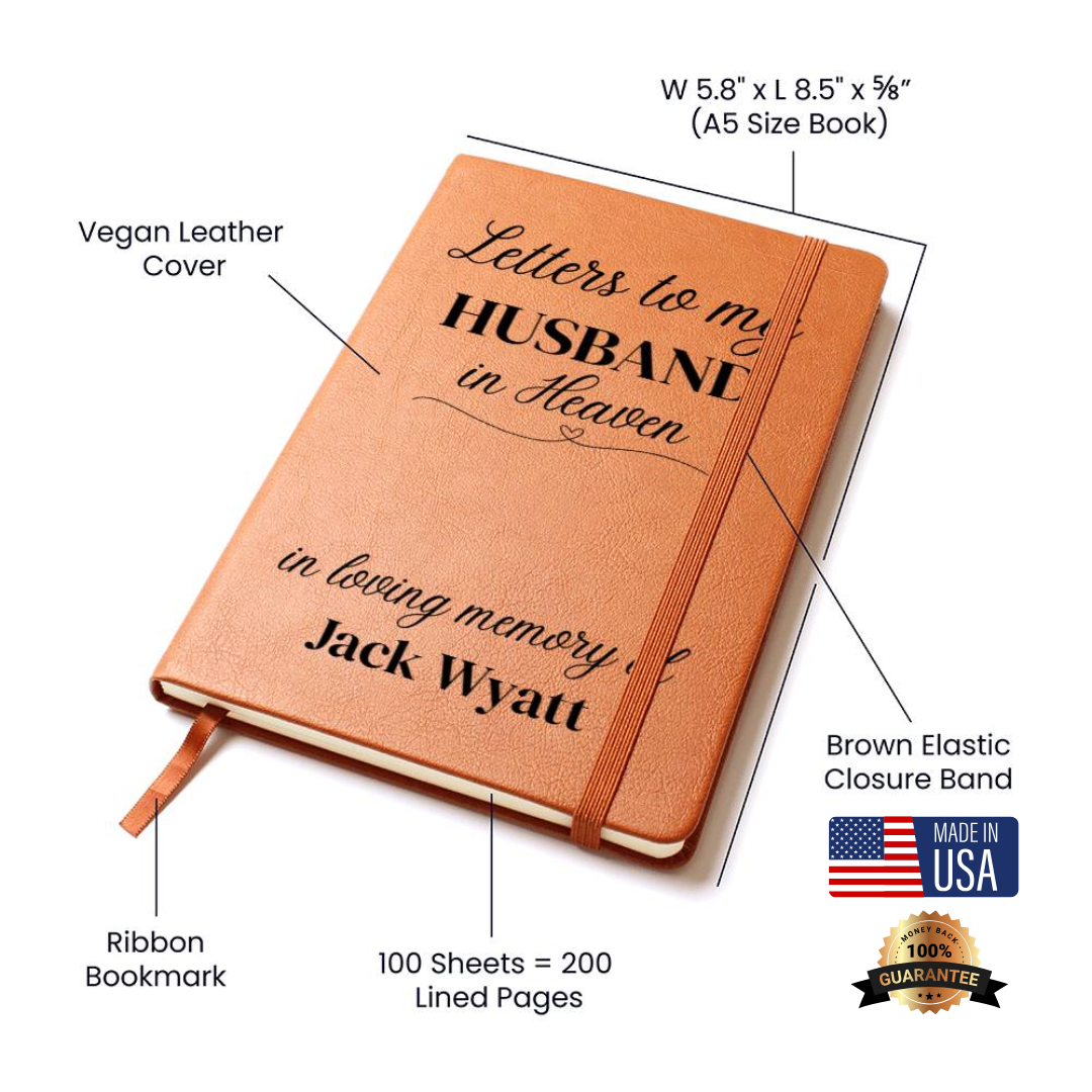 "Letters to My Loved One" Personalized Memorial Journal – A Keepsake of Remembrance