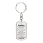 🔥 To My Grandson - Remember Whose Grandson You Are - Unique Keychain