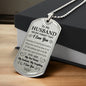 To My Husband Necklace - Never Forget that I love You
