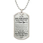 To My Husband Necklace - Never Forget that I love You