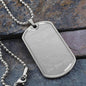 Personalized Necklace to My Husband |Engraved Necklace For Husband