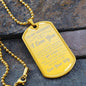 Personalized Necklace to My Husband |Engraved Necklace For Husband