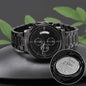 Engraved Pappy Watch - Personalized Fist Bump Design | Heartfelt Gift for Dad