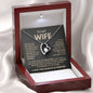 "Forever Love Necklace - To My Wife" - A Symbol of Unbreakable Love