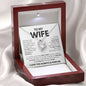 "Forever Love Necklace - To My Wife" - A Symbol of Unbreakable Love