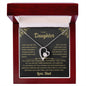 To My Daughter - Daughter Biggest Fan -Forever Love Necklace