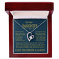 Daughter Gift, " Never Forget That I Love You" Forever Love Necklace