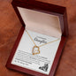 To My Beautiful Daughter Forever Love Necklace