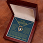 Daughter Gift, " Never Forget That I Love You" Forever Love Necklace