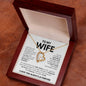 "Forever Love Necklace - To My Wife" - A Symbol of Unbreakable Love