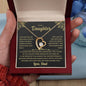 To My Daughter - Daughter Biggest Fan -Forever Love Necklace