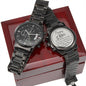 Engraved Pappy Watch - Personalized Fist Bump Design | Heartfelt Gift for Dad