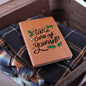 Take Care of Yourself Journal - Self-Care Graphic Journal with Leaf and Heart Design
