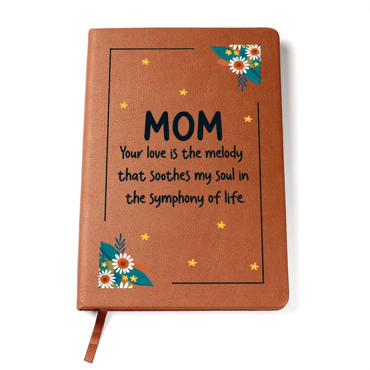 Mom Journal - Heartfelt Graphic Journal for Mothers | Floral Design with Sentimental Quote