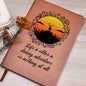Daring Adventure Journal - Inspirational Nature-Themed Journal with Sunset and Deer Design