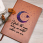 Under the Same Moon Journal - Elegant Moon and Star Design