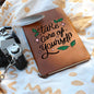 Take Care of Yourself Journal - Self-Care Graphic Journal with Leaf and Heart Design